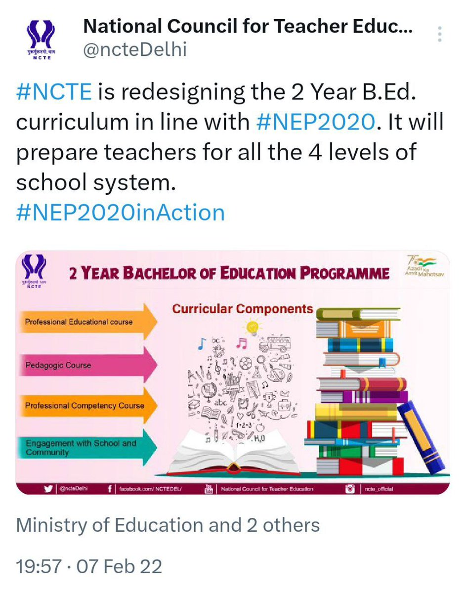 VipinCh67234173's tweet photo. #WeNeedOrdinanceForBED
#WeNeedOrdinanceForBED 
We are just asking for quality💪 education for our future. 🤒
We want opportunity🙏
We r not resisting  to anyone 😒
@ncteDelhi @PMOIndia 
@narendramodi @EduMinOfIndia 
@dpradhanbjp https://t.co/5VpHOKXzdT