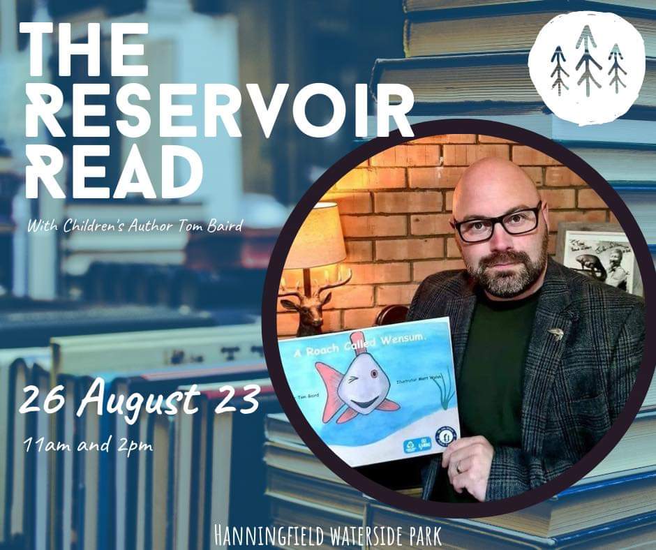 TomBairdAuthor's tweet photo. I will be at Hanningfield Reservoir on the 26th, reading about Wensum's adventure 🐟 https://t.co/8i5zSw2vDE