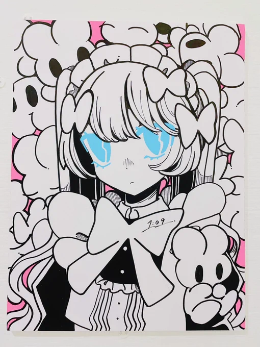 #ColorfulArtGate でかい絵を描きました、壁にあります