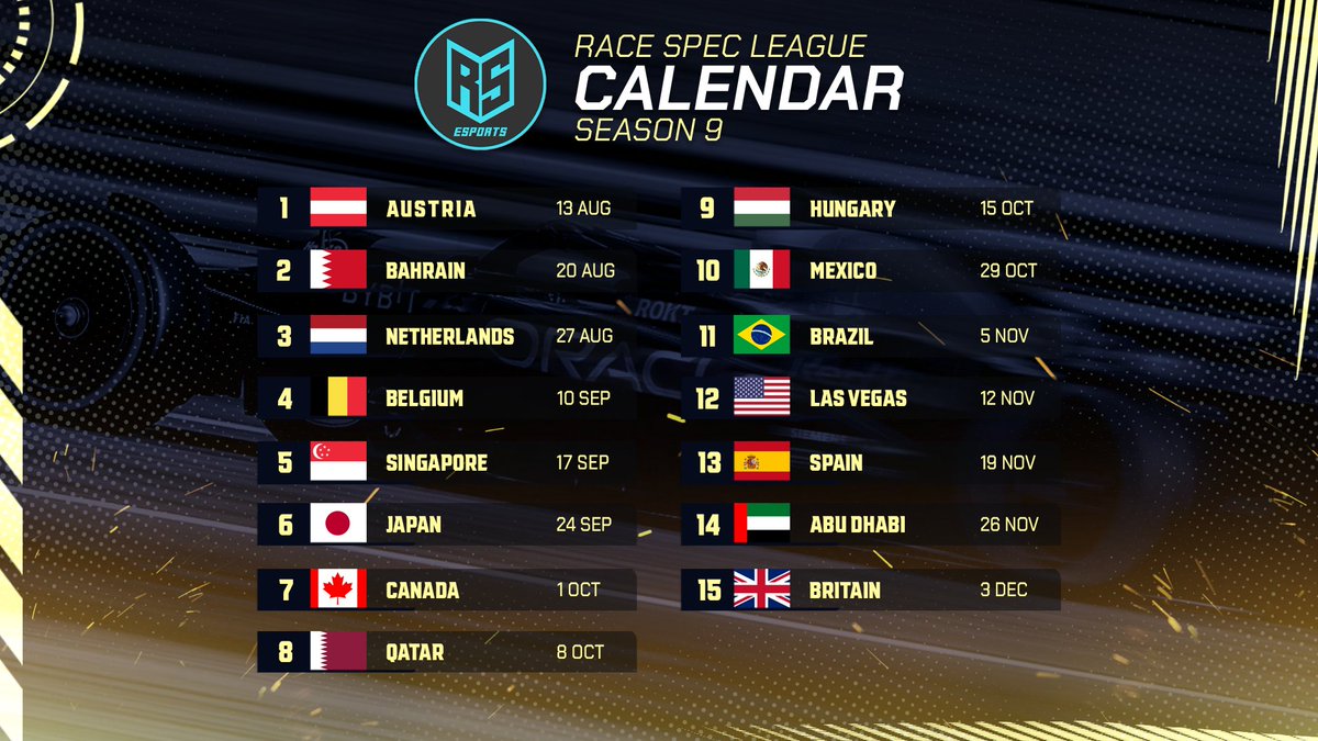 It's time for my return to league racing on the F1 Game!

Join me every Sunday as I compete in a 15 round season of Race Spec League on F1 23.