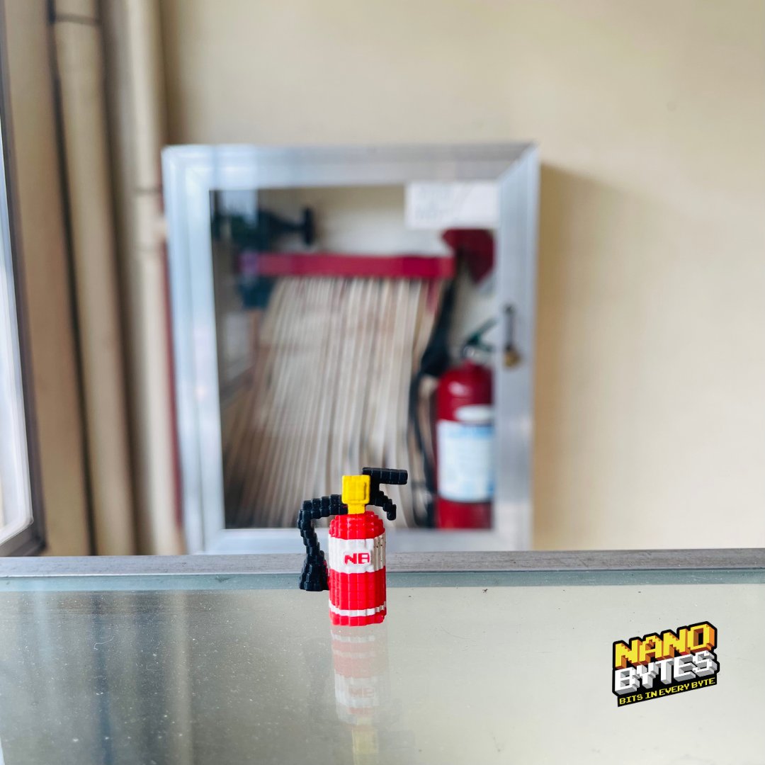 wearenanobytes's tweet photo. Fire-proof your building. Safety first! 😉  Tag #TeamNanobytes for us to feature your Nanobytes photos!📸   #Nanobytes #Byteworld https://t.co/zYBZ1JyRjA