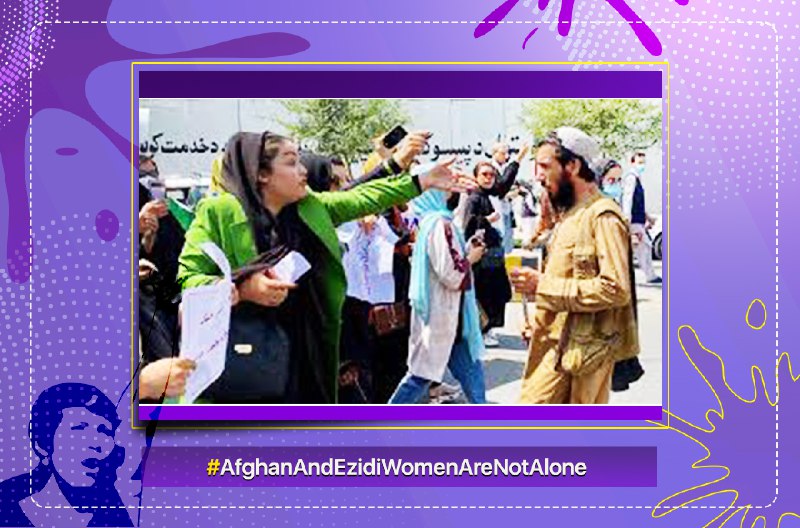 The fact that the fascist AKP regime continues its attacks on Shengal, continues to support ISIS gangs in every sense and is recognising the meetings held in Istanbul by the Taliban, reveals the organic bond between them. #AfghanAndEzidiWomenAreNotAlone