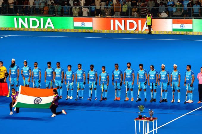 Bravo INDIA🇮🇳🇮🇳 👏👏
Our National team has really soared high 🚀and take our national game next level 🫡. 
Congratulations to Indian hockey🏒 team🇮🇳 🙌
#AsianChampionsTrophy #HockeyIndia #AsianChampionsTrophy2023 #IndianHockeyTeam
#RahulDravid