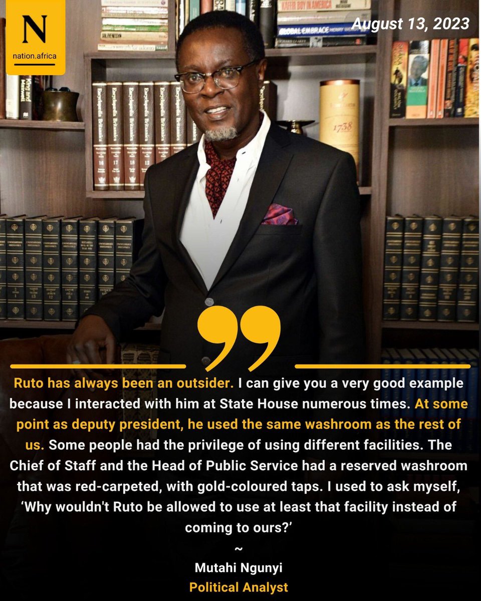 NationAfrica's tweet photo. Mutahi Ngunyi: Ruto has always been an outsider https://t.co/F70ua2cx1v