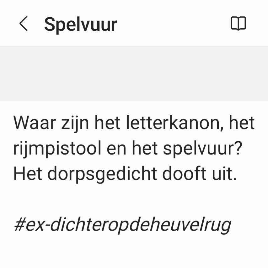 #waarblijftdenieuwedorpsdichter #utrechtseheuvelrug <a href="/gem_heuvelrug/">Utrechtse Heuvelrug</a> #dorpsdichter #stadsdichter #gemeentedichter #dichter #poeet 
#versjespolitiek
#poëzie #twitterpoëzie