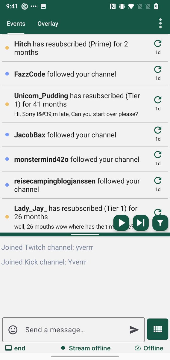 streamomation's tweet photo. With the new update of Stream buddy I was able to improve the integration with StreamElements by providing a smooth login experience. Big shoutout to @StreamElements for enabling this integration! 
Don't forget to setup the built-in event list for an all-in-one overview! https://t.co/Gj7qEmYwnp