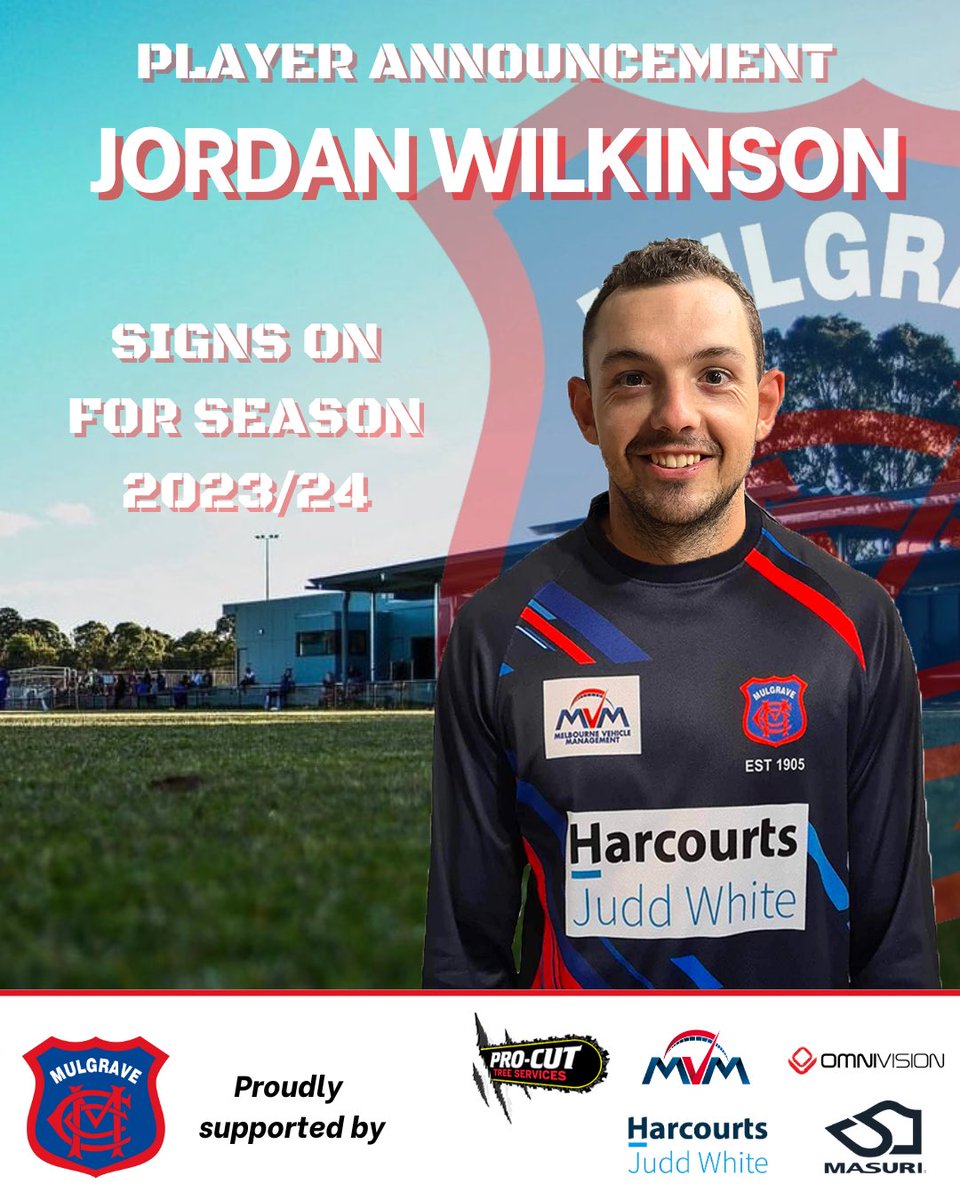 Welcome Wilko🤝 

We are pleased to announce the second of our off season signings for the season, with Jordan Wilkinson coming aboard.

Please join us in welcoming Wilko to the Mully community.

Stayed tuned for more signings as we look at preseason starting August 22nd.