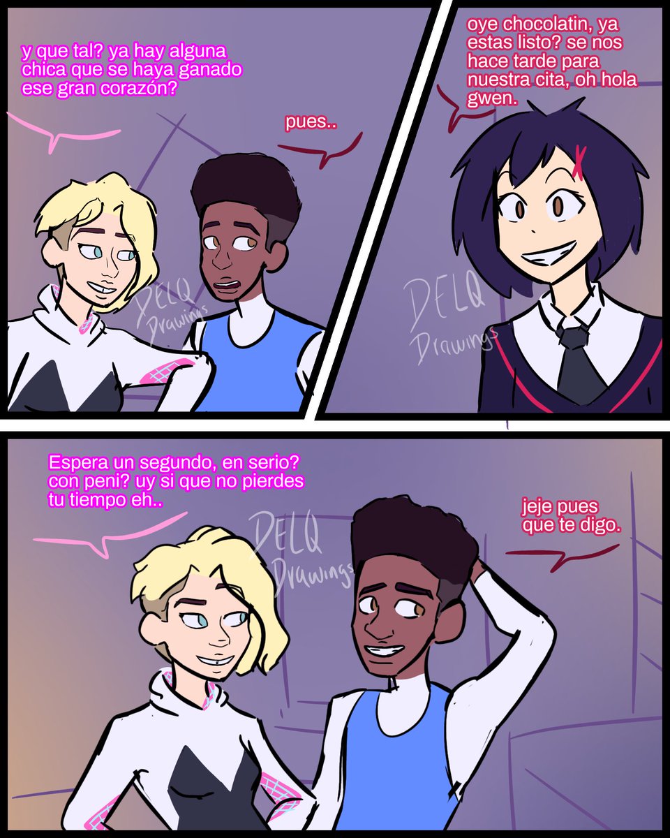 DELQ_Drawings's tweet image. Sorpresa.
.
#pennyparker #PeniParker #milesmorales #milesxpeni #milesxpenny #SpiderManAcrossTheSpiderVerse #AcrossTheSpiderverse #GwenStacy #spidergwen #HobieBrown #Spiderpunk #MiguelOHara #SpiderMan2099 #spiderv