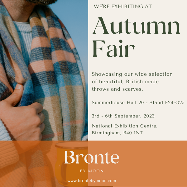 AbrahamMoonSons's tweet photo. Join us at this year's Autumn Fair from 3rd to 6th September, where our Accessories Team will be on hand to present our latest collection of beautiful woollen accessories for both home and fashion.

#tradeshow #accessories #interiors #home #fashion #textiles #madeintheuk https://t.co/hCKDlu10JI