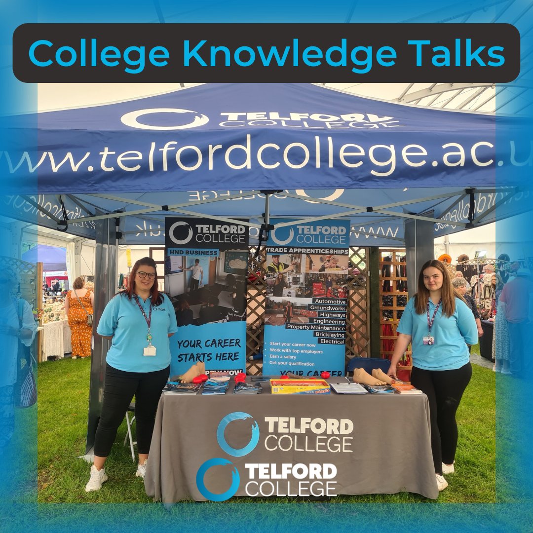 telfordcollege's tweet photo. #CollegeKnowledge
Did you see us at @ShrewsFlowerShw? 🌹
We had a great time meeting you all and promoting our courses 📚 https://t.co/qogafwVD9j