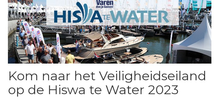 varendoejesamen's tweet photo. Van 30 aug t/m 3 sept 2023 is de @Bataviahaven in Lelystad het decor voor de 38e editie van de @HISWAtewater. En de beurs belooft volgens de organisatie groter dan ooit te worden.
Ook #VDJS is aanwezig. Kom je een #vaarbewaarkaart halen?
https://t.co/BJePwb3XdI https://t.co/zB3xBSadSy