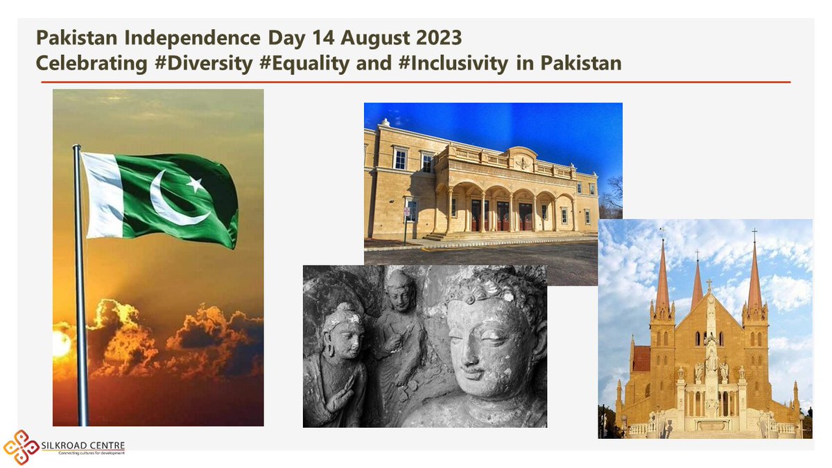 silkroad_centre's tweet photo. #PakistanIndependenceDay 14 August 2023
Celebrating #Diversity #Equality and #Inclusivity in Pakistan - the land of many diverse cultures and faiths. #Mosques, #Churches, #Gurdwaras, #FireTemples, #HinduTemples &amp; #BuddhistMonasteries https://t.co/eSJb1iHH38