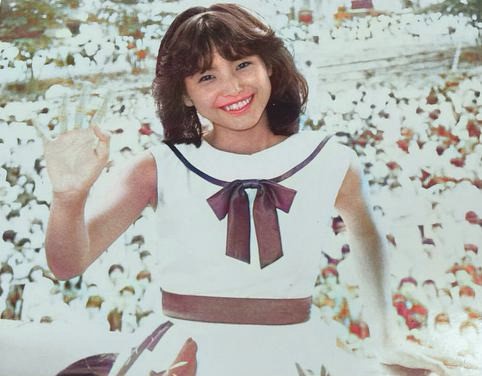 shinya_bokudake's tweet image. 【ちょっと一興😉】

モノクロ▶カラー

#水野きみこ 

1982（昭和57）年、某所での新曲キャンペーンにて😘

@retoro_mode