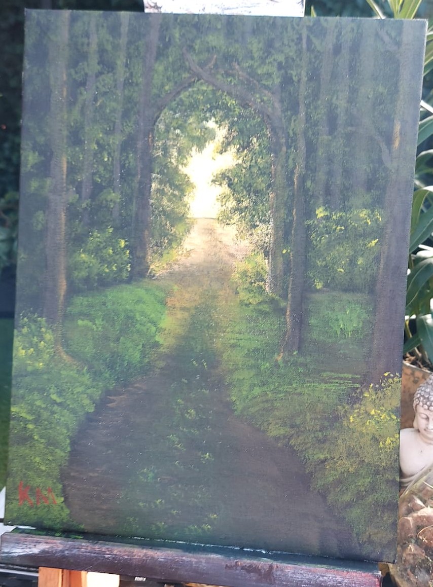 MansKees's tweet photo. Always fun painting a acryl one for a oilpainter 👍 https://t.co/KJlz9caULo
