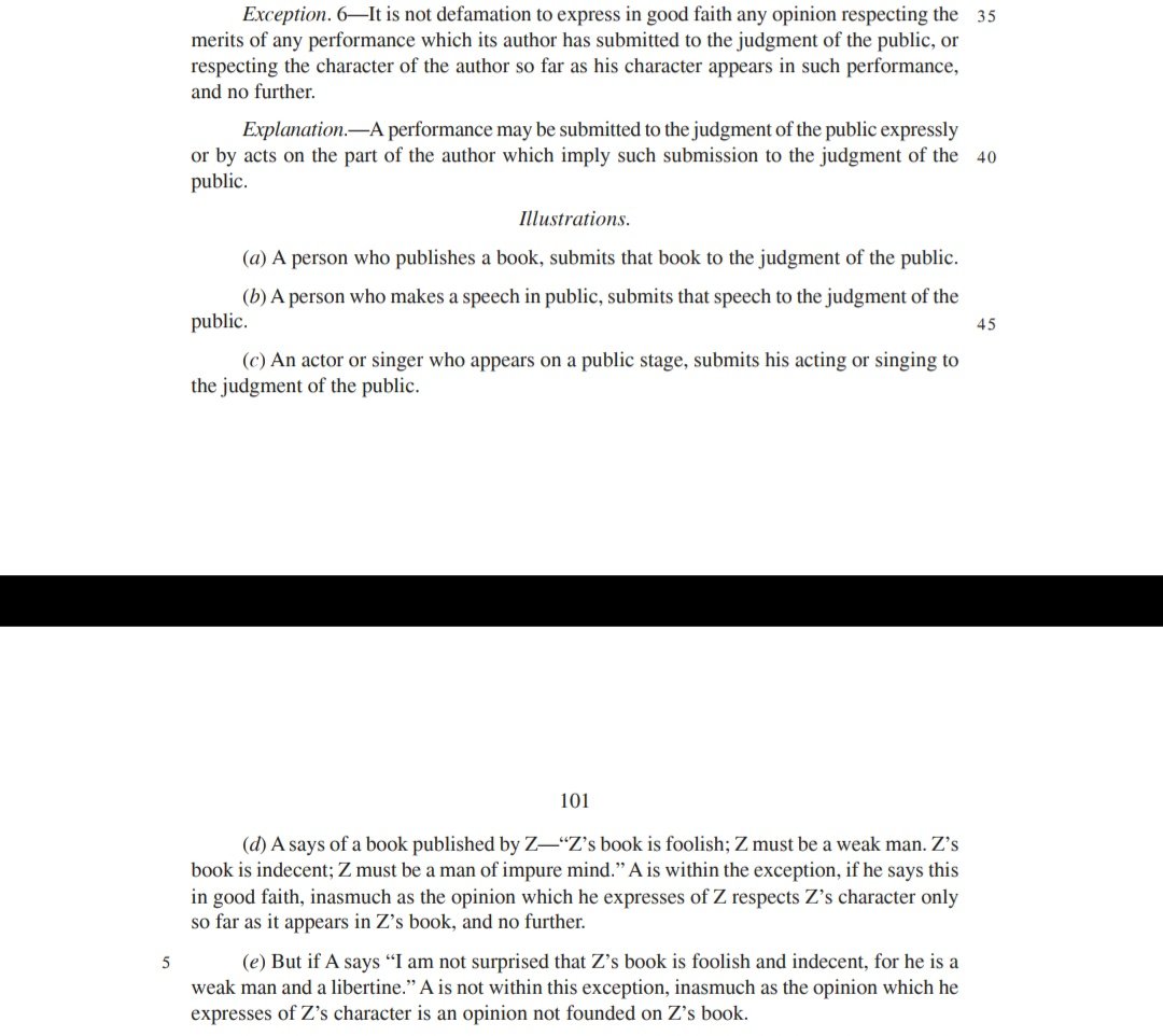 adilsaurus's tweet photo. To bhakts, both under IPC Section 499 and Section 354 of the new Bharatiya Nyaya Sanhita Bill, 2023, Karan Sangwan has the right to make a comment as to his opinion over any public bill  as well as the the character of its maker. Kindly do watch his videos to learn the Indian law https://t.co/UNq2h7Qp3s