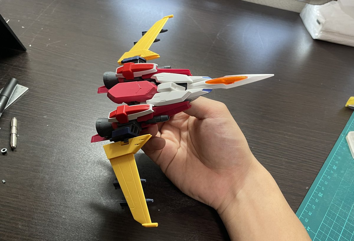 mozza120x2's tweet image. 新作後半戦！✈️

支援機に機首をつけてみた
こいつはカッコイイぞ…！！