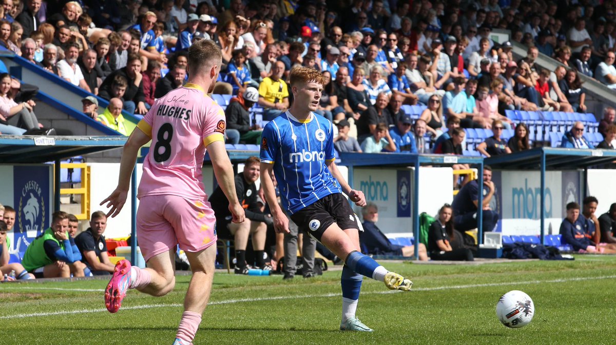 ChesterFC's tweet photo. Full senior debut ✅

Congratulations, @ReeceDaly_10! 🙌

#OurClub | #CFCKLT https://t.co/D1LlTom1mq