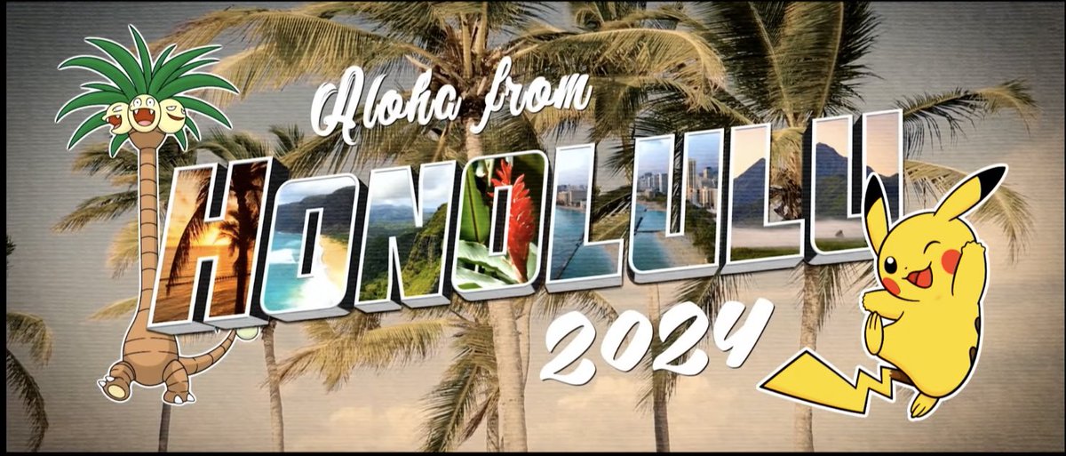 2024年のポケモンWCSは ハワイのホノルルです