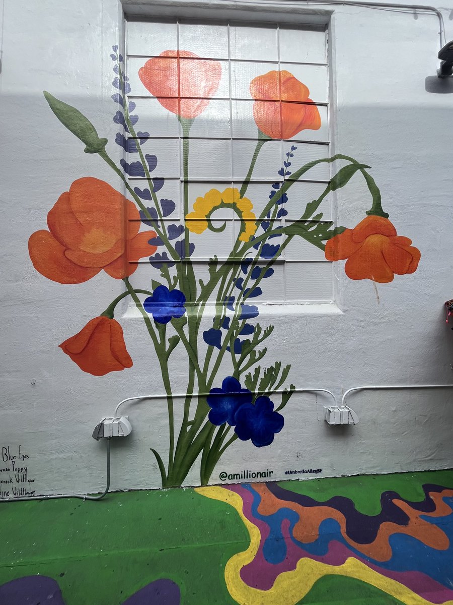 #umbrellaAllefsf Beautiful murals- simply breathtaking!