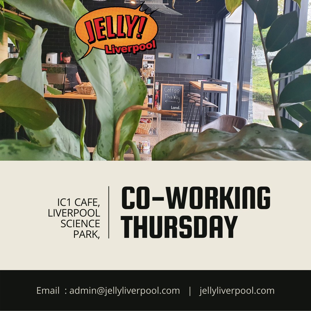 JellyLiverpool's tweet photo. Join us this Thursday @_landcoffee for some easy going networking.

#digitalnomad #coworking #LIVERPOOL 

https://t.co/FQmOytvE7h https://t.co/Y4u2GpyuTJ