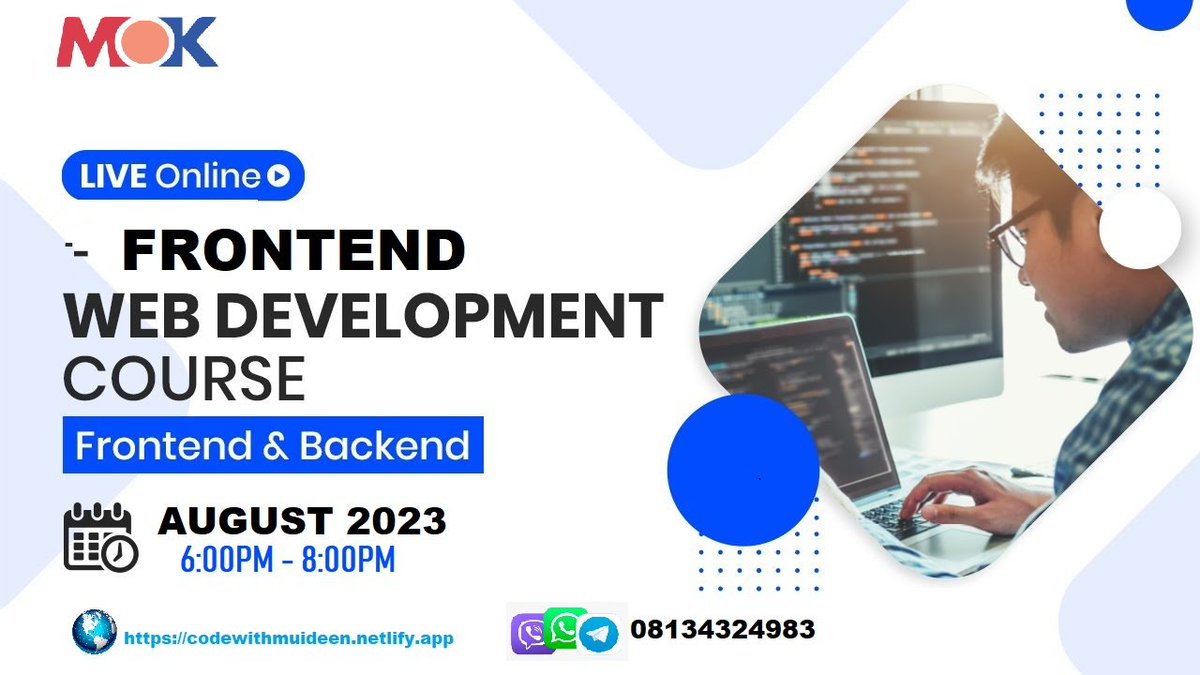 Akinroye Muideen Olawale (@muideenclone) on Twitter photo Join our online frontend web development course using HTML, CSS, JavaScript/React this august for 3
months at 15k. Chat 08134324983 if you're interested. <a href="/iamMacAfeez/">Boda Afeez</a> <a href="/InsideOsogbo/">Inside Òṣogbo</a> <a href="/insideEDE/">Inside ẸDẸ</a> <a href="/FirewoodLounge/">Firewood Lounge Osogbo</a> <a href="/davido/">Davido</a> <a href="/AAdeleke_01/">Gov Ademola Adeleke</a> <a href="/npower_ng/">N-Power</a> <a href="/mrmacaronii/">Mr Macaroni</a> Join our online frontend web development course using HTML, CSS, JavaScript/React this august for 3
months at 15k. Chat 08134324983 if you're interested. <a href="/iamMacAfeez/">Boda Afeez</a> <a href="/InsideOsogbo/">Inside Òṣogbo</a> <a href="/insideEDE/">Inside ẸDẸ</a> <a href="/FirewoodLounge/">Firewood Lounge Osogbo</a> <a href="/davido/">Davido</a> <a href="/AAdeleke_01/">Gov Ademola Adeleke</a> <a href="/npower_ng/">N-Power</a> <a href="/mrmacaronii/">Mr Macaroni</a>