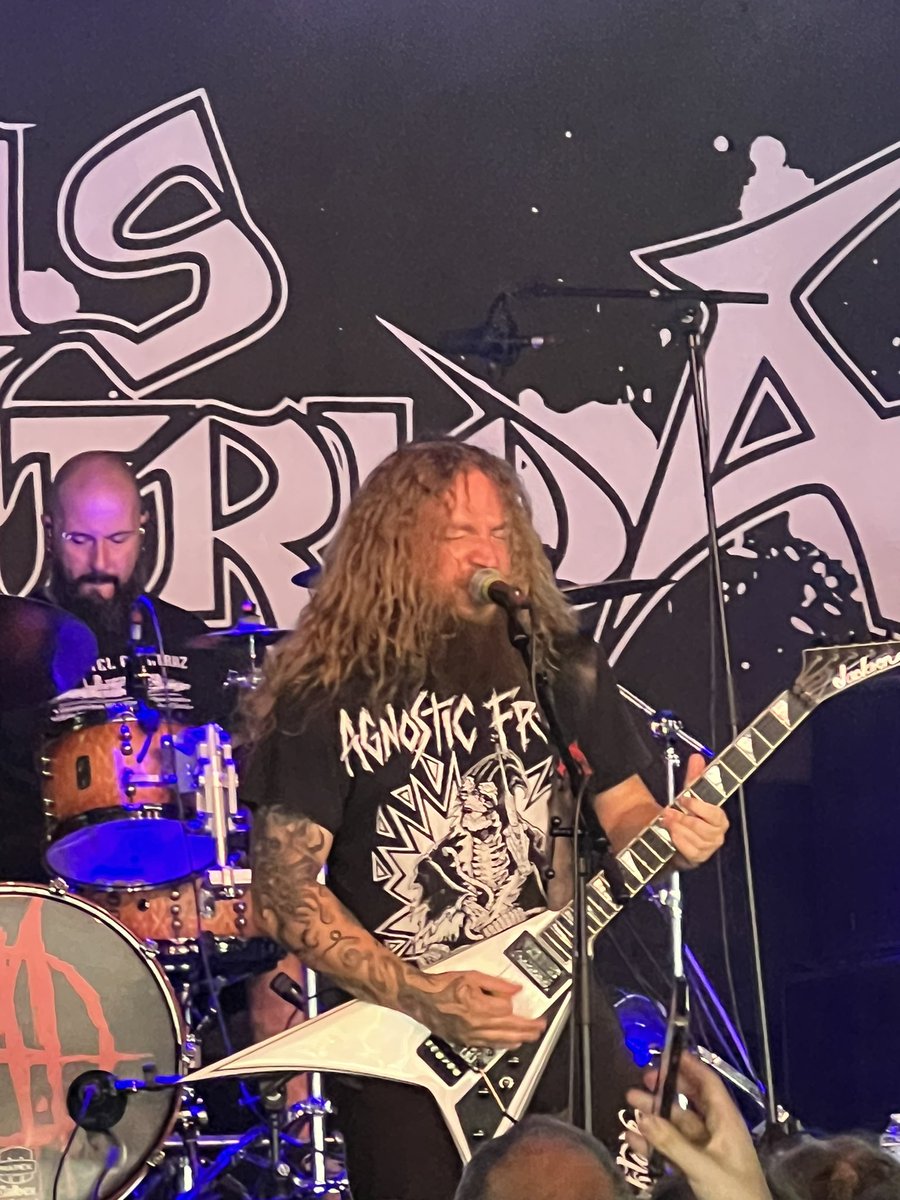 NigeSavage's tweet photo. Alcatraz day 2 recap: @AngelusApatrida - my band of the day. Just absolutely smoked it from start to finish, totally blown away. #metaltwitter doesn’t talk about these much but we should. Amazing scenes! 🤘🤘 https://t.co/EdAkGJJcYQ