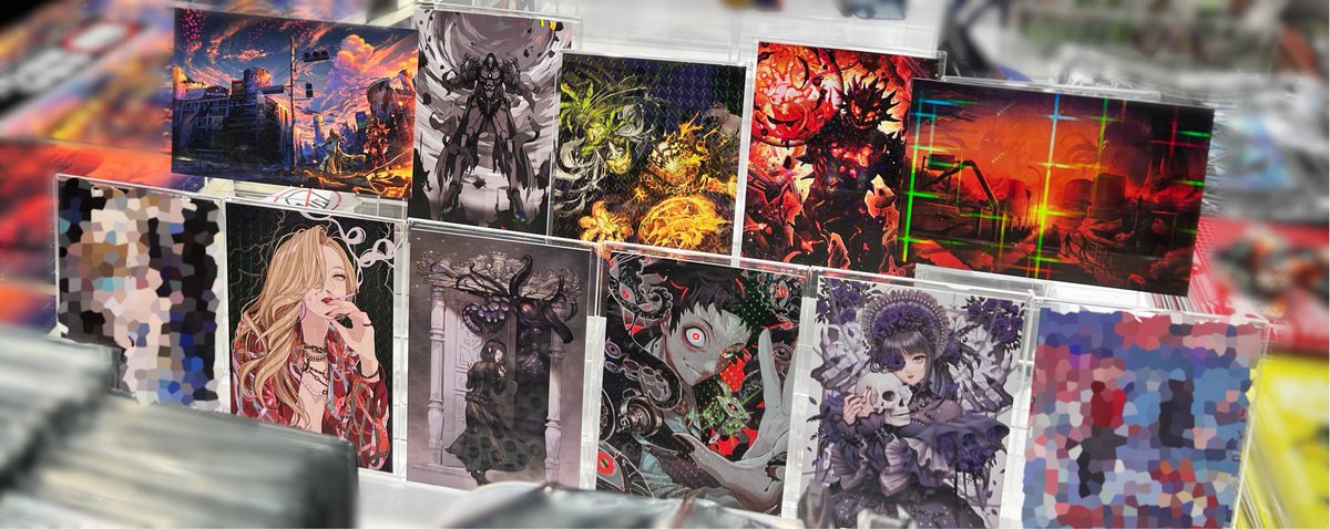 kaikou_parco's tweet photo. 【#傀逅展 グッズ紹介】

アート ポストカード（全11種・ランダム）
¥250(税込)

11人のイラストレーターが「傀逅」に所縁のあるキャラクターを描いたポストカードです。
全てホログラム仕様で、リッチな仕上がりとなっております。

▼通販でのご購入も可能です
https://t.co/5jYlPvlEhK https://t.co/GfT4TBic66
