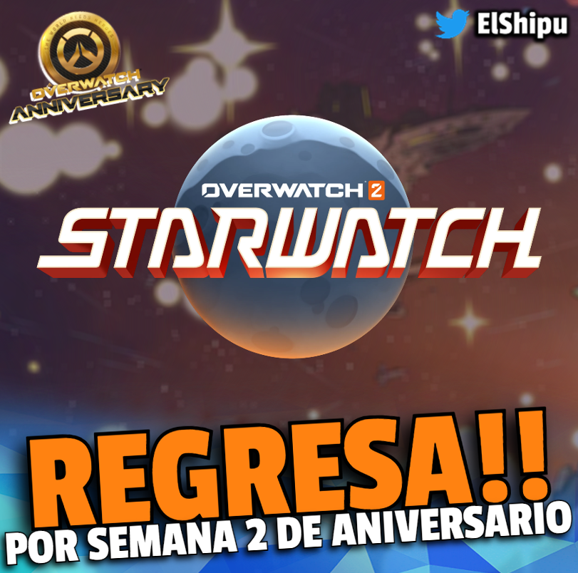 ElShipu's tweet photo. 🥳 Inicia el aniversario 🎉
📆 A partir del 19 de Septiembre:
Revive los modos de juego por tiempo limitado y los cosmeticos gratis de temporadas anteriores de Overwatch 2
#NoticiasOverwatch2 #Overwatch2 #Overwatch #overwatchinvasion #Season6 #OW2Invasion #OverwatchCreators https://t.co/vREscojzVu