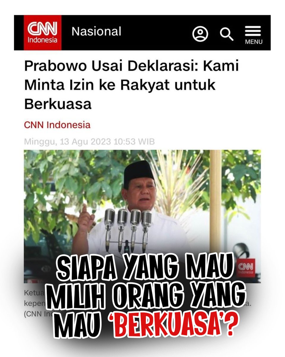 catadivina's tweet photo. @Gus_Raharjo lah Berkuasa kok minta hahaha tujuan nya cuma itukah https://t.co/su6qccB5Ac