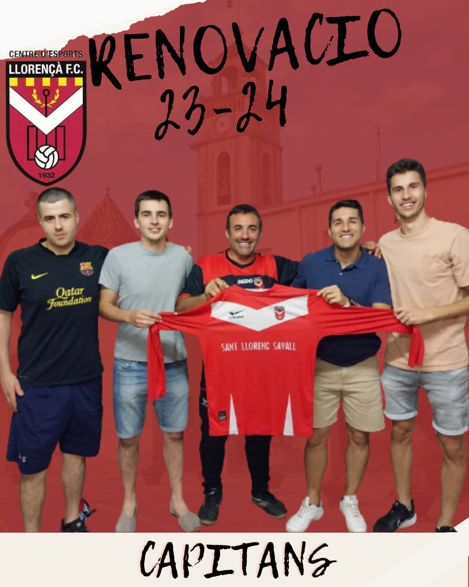 CE_Llorenca's tweet photo. [OFICIAL] Els 4 capitans tambe seguirán vinculats en el projecte 23-24!! 

Moltes gràcies per la confiança. https://t.co/IMH92tB8f9