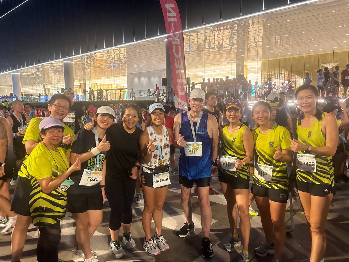 A thrill &amp; honor to join yesterday’s “Run for Mom” <a href="/QSNCC/">QSNCC</a>! It was a superb race with Governor <a href="/chadchart_trip/">ชัชชาติ สิทธิพันธุ์</a> &amp; many friends. I hope Her Majesty Queen Sirikit the Queen Mother had a wonderful birthday &amp; sending her &amp; all Thailand’s mothers very best wishes!
