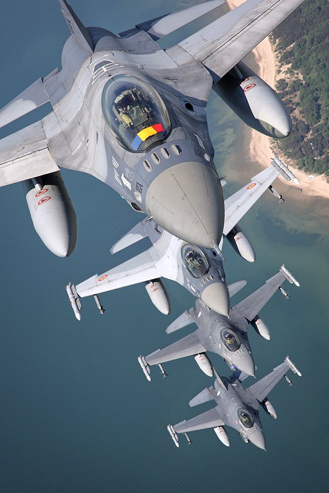 NATOJFCBS's tweet photo. In the skies above⛅️, air-policing missions ✈️reinforce collective defence &amp; demonstrate NATO's resolve to deter and defend.

#StrongerTogether 
#WeAreNATO https://t.co/5odysgFP8D