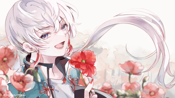 お盆のわくわく企画#RTしたVtuberさんを描く より、お一人目の当選者は  ぼうや()さんです!  9月頃から活動予定の準備中Vtuberさんとのことです! ぼうやさんの新しい門出にたくさんの幸がありますように!  #ぼや絵