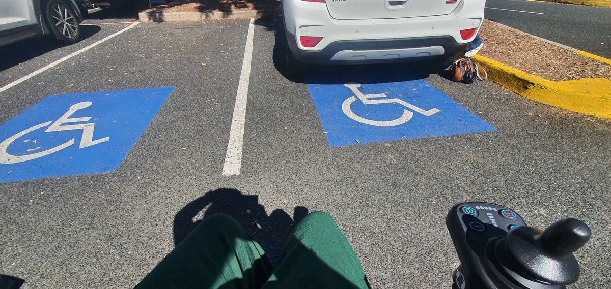 You can't just slap a symbol on it and call it accessible #DisabilityParking #DisabilityAccess #WheelchairStories