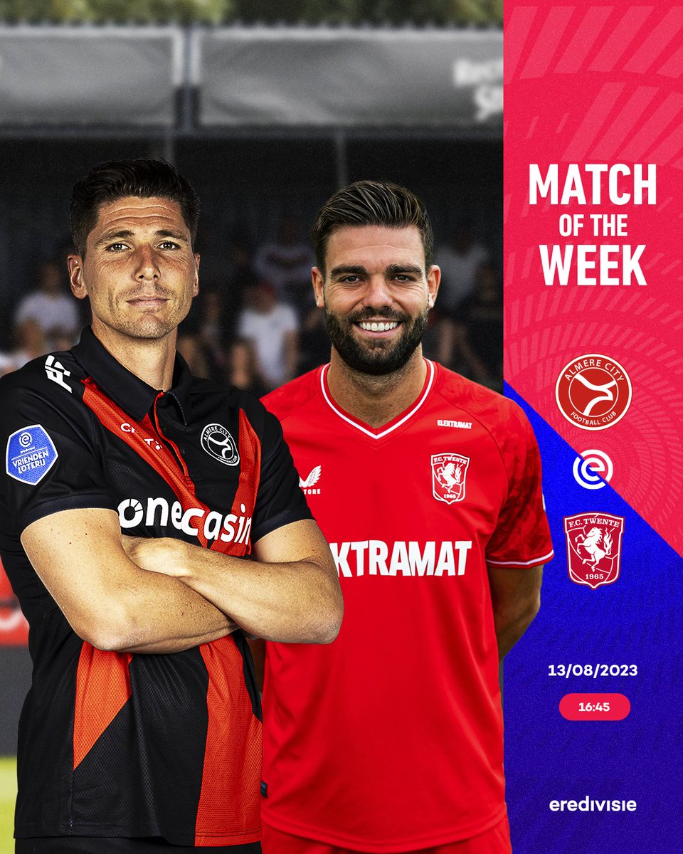 eredivisie's tweet photo. Vandaag speelt @AlmereCityFC zijn eerste eredivisiewedstrijd 𝗼𝗼𝗶𝘁 🏟️ Wat is jouw voorspelling voor vandaag? 🔮

#almtwe #eredivisie #onsvoetbal #motw https://t.co/cqcNZ4AYc3