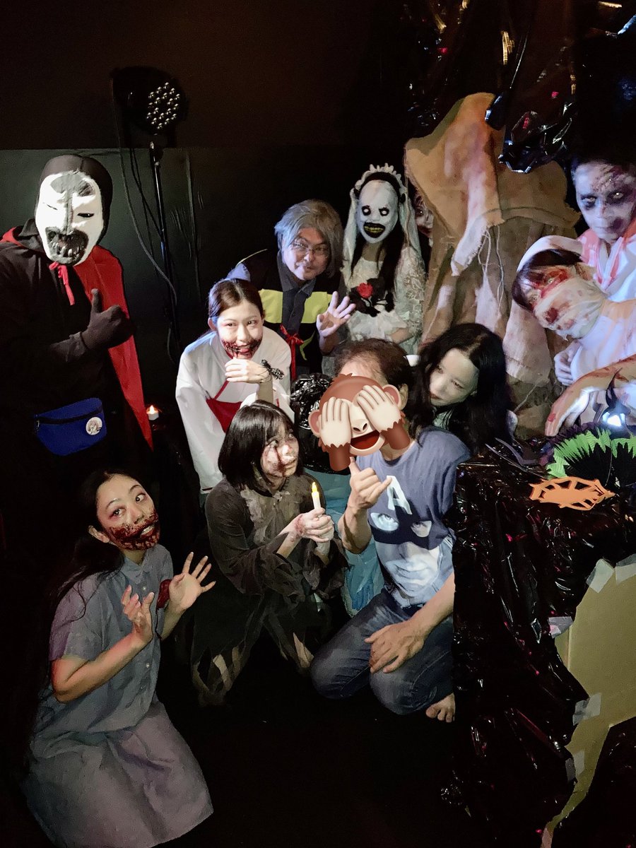 b19990211's tweet photo. お化け屋敷、無事終わりました！
この後私は○将で仕事ですので、動画投稿や配信は23時頃になります…😭 https://t.co/K5LElNQZmg