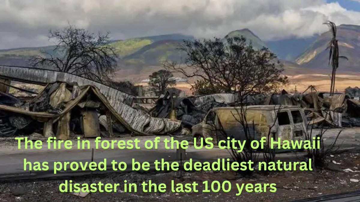 ZINDAGISESEEKHO's tweet photo. 89 people died in this American city -

The fire in the forests in America’s Hawaii is getting worse. The entire city of Lahania on the island of Maui has come under the grip of this fire. It has become the deadliest fire in the 100-year https://t.co/osIodcoc4l https://t.co/Kg83CMZC7Y