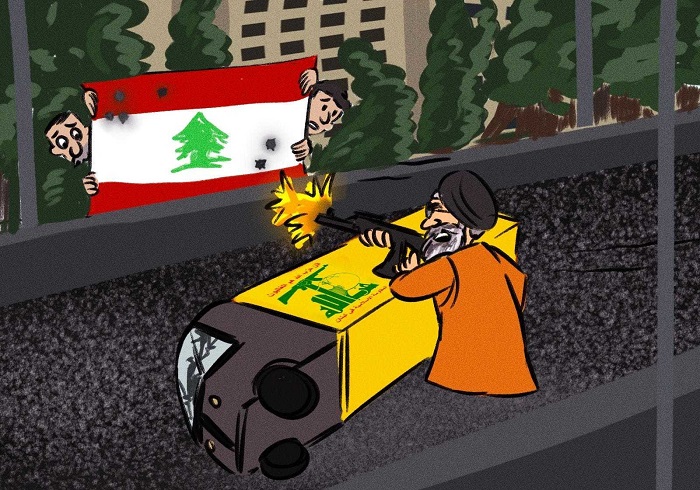 AdhmLana's tweet photo. في الحقيقة ان اللبنانيين والمسيحيين اذا كانوا بحاجة الى حماية، فهم بحاجة الى من يحميهم منكم وليس العكس
#نصرالله_ايراني https://t.co/PBGxIIBdS2