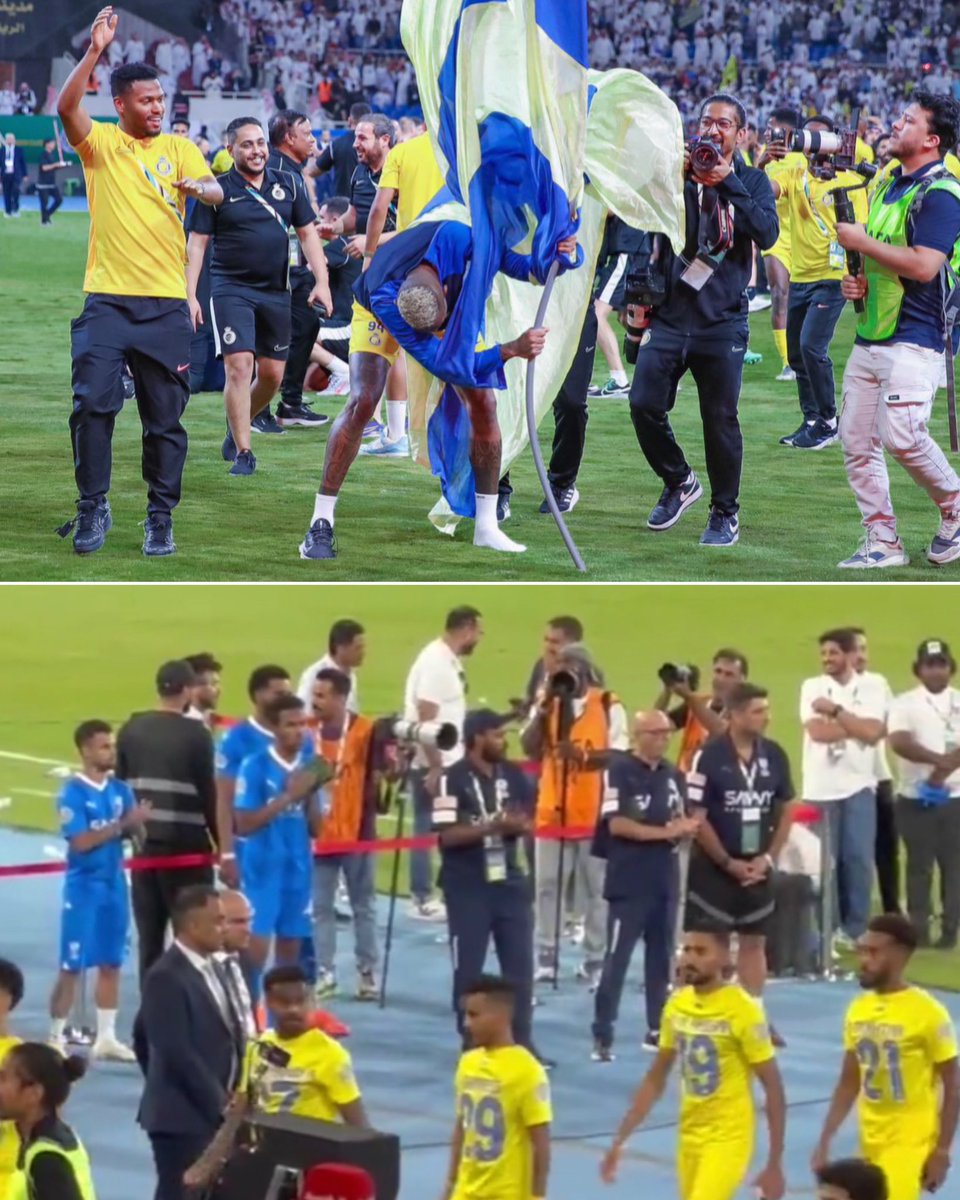 rakaan_r2's tweet photo. مايعرف لهم الا #النصـر ✋🏻💛💙

ليله لن ينساها كل هلالي 👌😄 https://t.co/5fCLkFIvGK