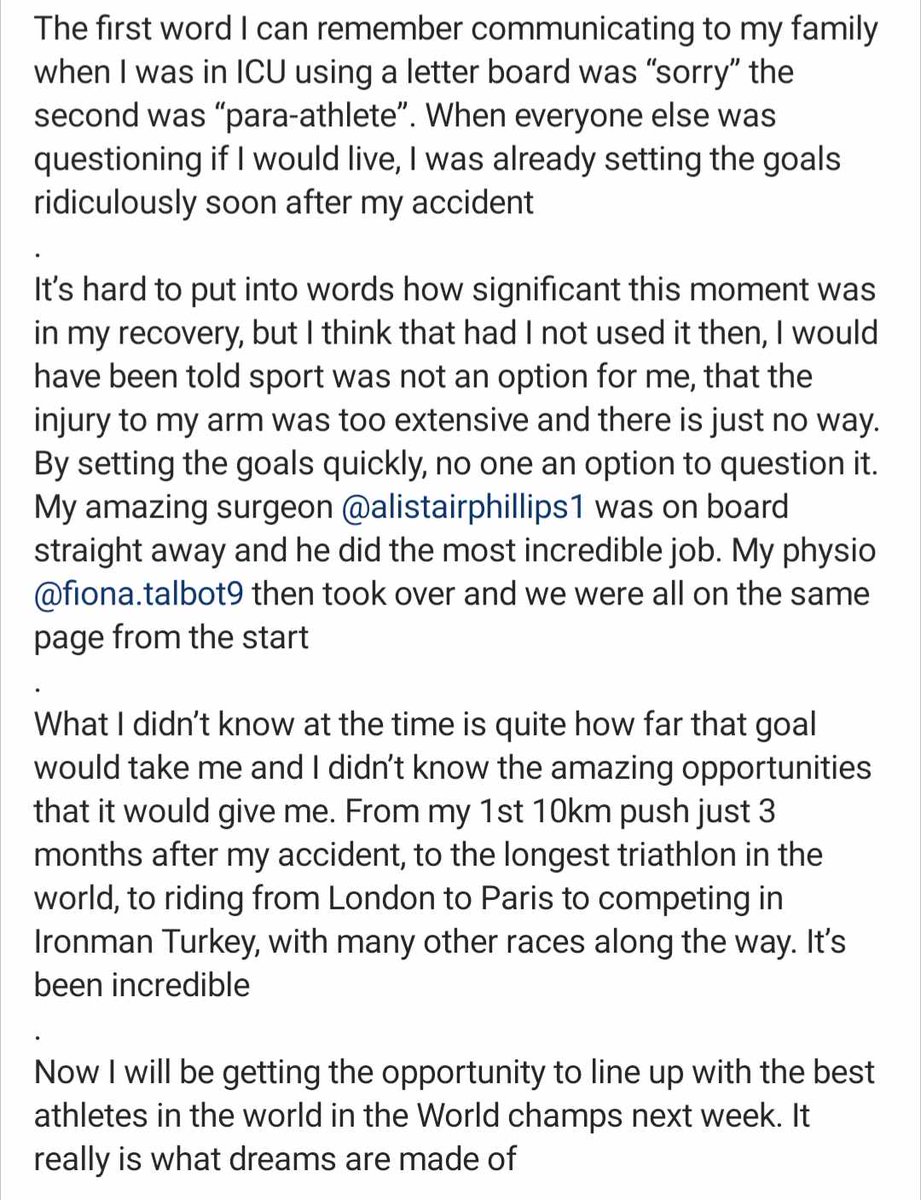 Just one of the many inspirational stories at these Championships. ✨

Claire Danson competes in the para cycling road team relay today, but she's already won our hearts ❤️

#GlasgowScotland2023 | #PowerOfTheBike | <a href="/UCI_paracycling/">UCI Para-Cycling</a> | <a href="/BritishCycling/">British Cycling</a>