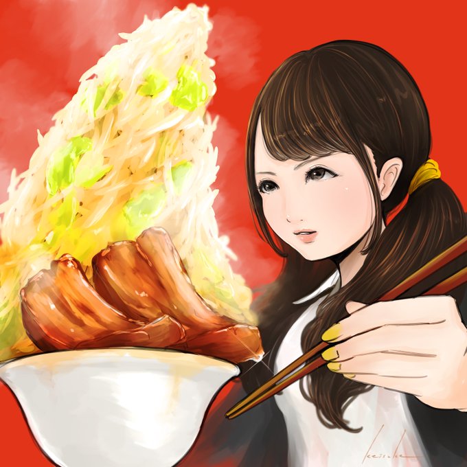 「ロングヘアー 麺」のTwitter画像/イラスト(新着)｜5ページ目