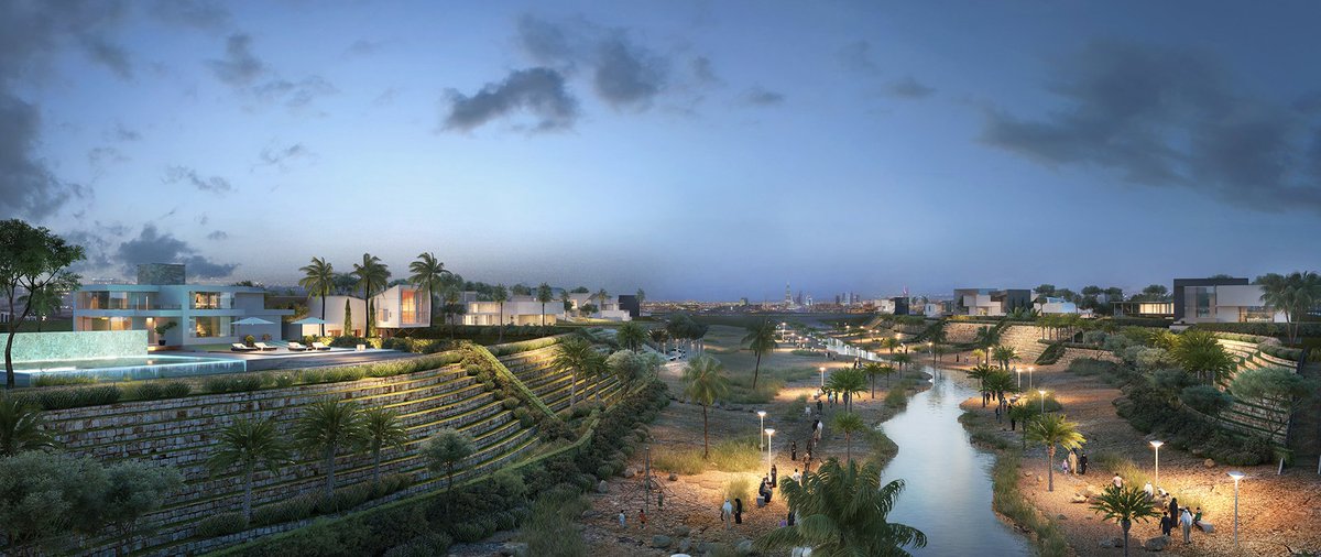 في عام 2020م قامت شركة #دار_الاركان ببيع أراضي في مخططها #شمس_الرياض وهو عبارة عن 5 مخططات بالبيع على الخارطة عبر نظام وافي.
كانت العقود لمدة 3 سنوات والمبيعات وصلت إلى 2.2 مليار ريال بهامش ربح 47% كما في تقرير الشركة السنوي.

محاسبياً يتم الاعتراف بالأرباح بعد الانتهاء من تسليم