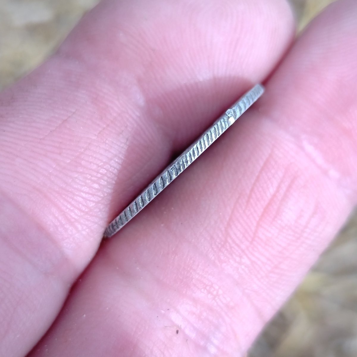 Moved off the 80 acre field to a small side field of about 7 acres. Never had much off here, a few coins, but nothing older than Victorian, but I like to give it a chance now and then.
Today paid off.
A gorgeous George II silver shilling, 1758.