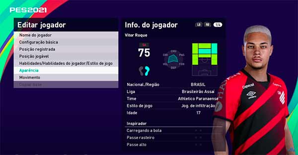 Pode rodar o jogo eFootball PES 2021?