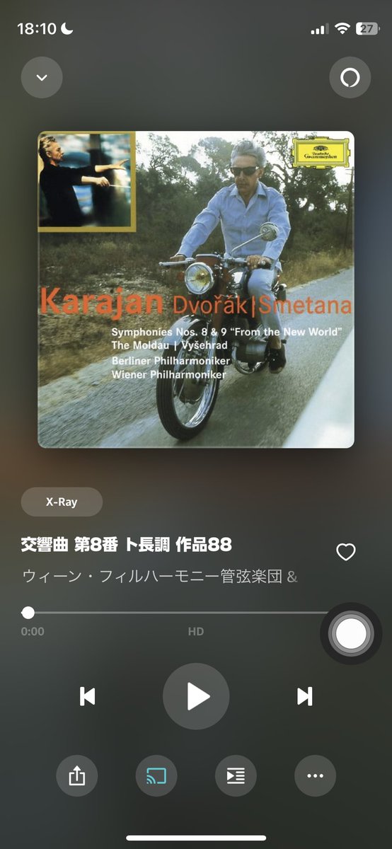 d_channaka's tweet photo. カラヤンがバイク乗ってる謎ドヴォルザーク8番 https://t.co/8vVpSwsOTk