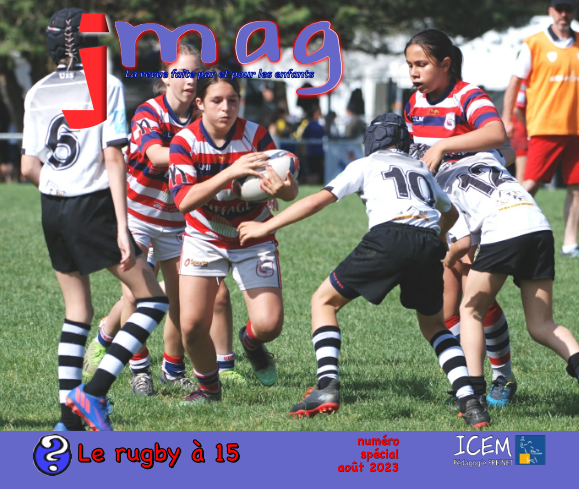 jchuver's tweet photo. À découvrir au congrès de l'ICEM un numéro spécial de Jmagazine.
Le rugby à 15 et une rédition revue et augmenté de la BTj Le rugby.
En septembre-octobre se déroule en France la coupe du monde de rugby à 15.
L'occasion d'en savoir plus sur le rugby... https://t.co/acCg3Rj8sk