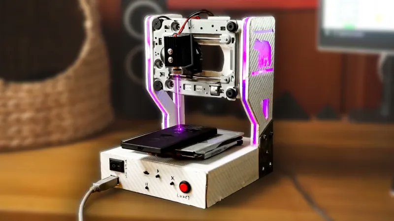 Arduino based laser engraver uses all of the DVD drive! hackaday.com/2023/08/10/las…