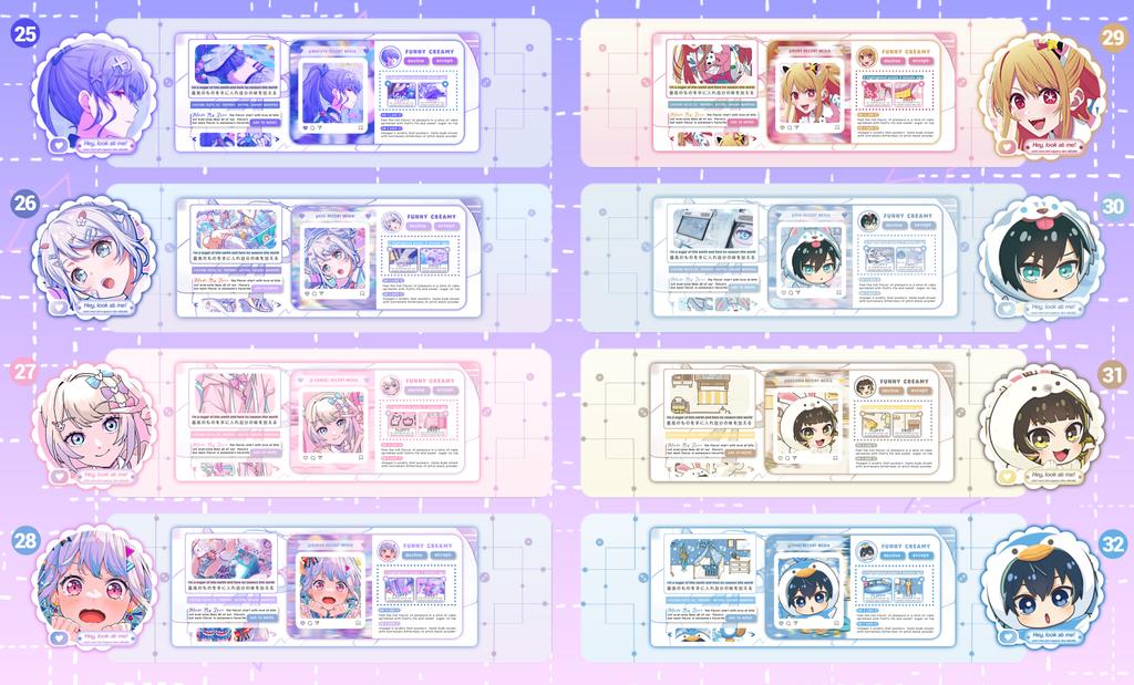 Help rt please??? 

Fla ada ready stock layout genshin honkai hsr bandori prosekai anime 7000/each dapet 2 style ava yah, bisa di take pukul 19.00 wib

Yang mau booking bisa di jam 17.00 ( 5 sore ) with fee +1k ayoo jajan! 

#zonauang #zonaba