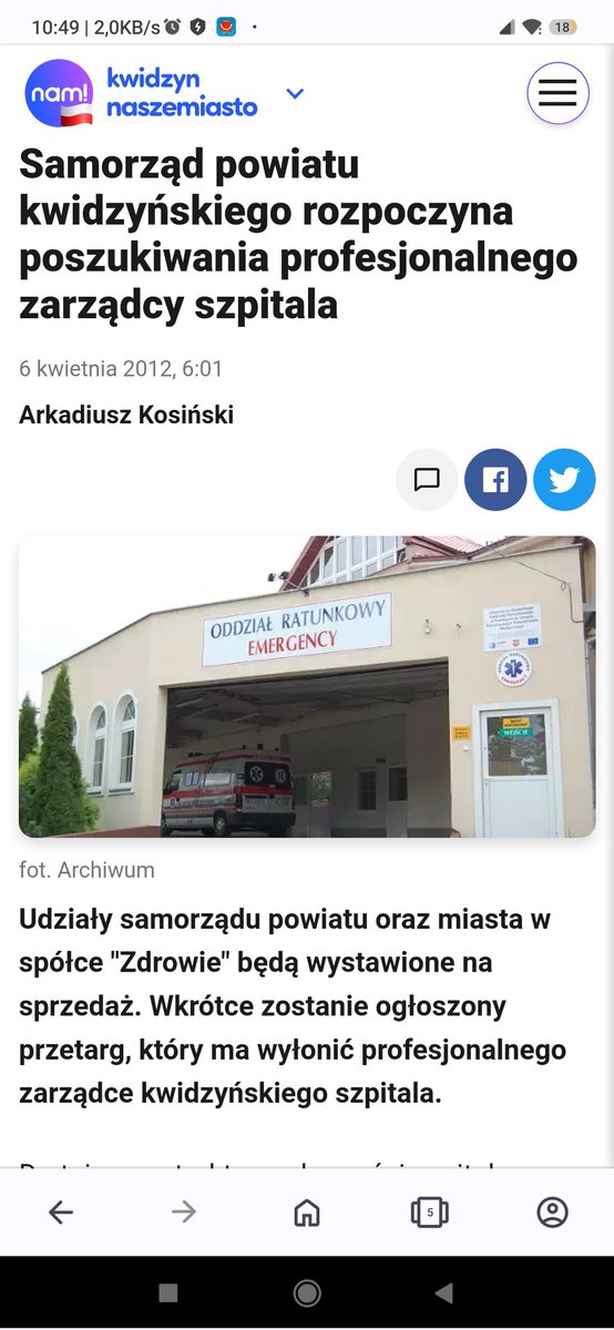 PolskieOrly's tweet photo. Najpierw złodziejstwo umorzenie winny remonty a potem sprzedaż za grosze
W co zainwestował #Kwidzyn pieniądze po sprzedaż #szpitala?
#Penta #Investment która nie płaci podatków w Polsce a na #Cyprze a teraz pracuje lekarz który ma problemy w porozumieniu #SOR gdzie #kardiologia? https://t.co/u31grd0Qrh