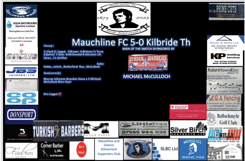 Mauchline United AFC tweet media